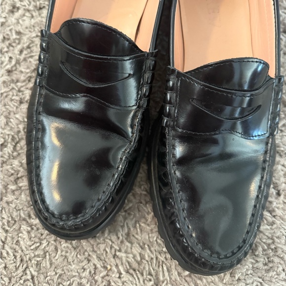 J.Crew Winona Lug Sole Penny Loafers in Spazzolato Leather - Picture 6 of 10